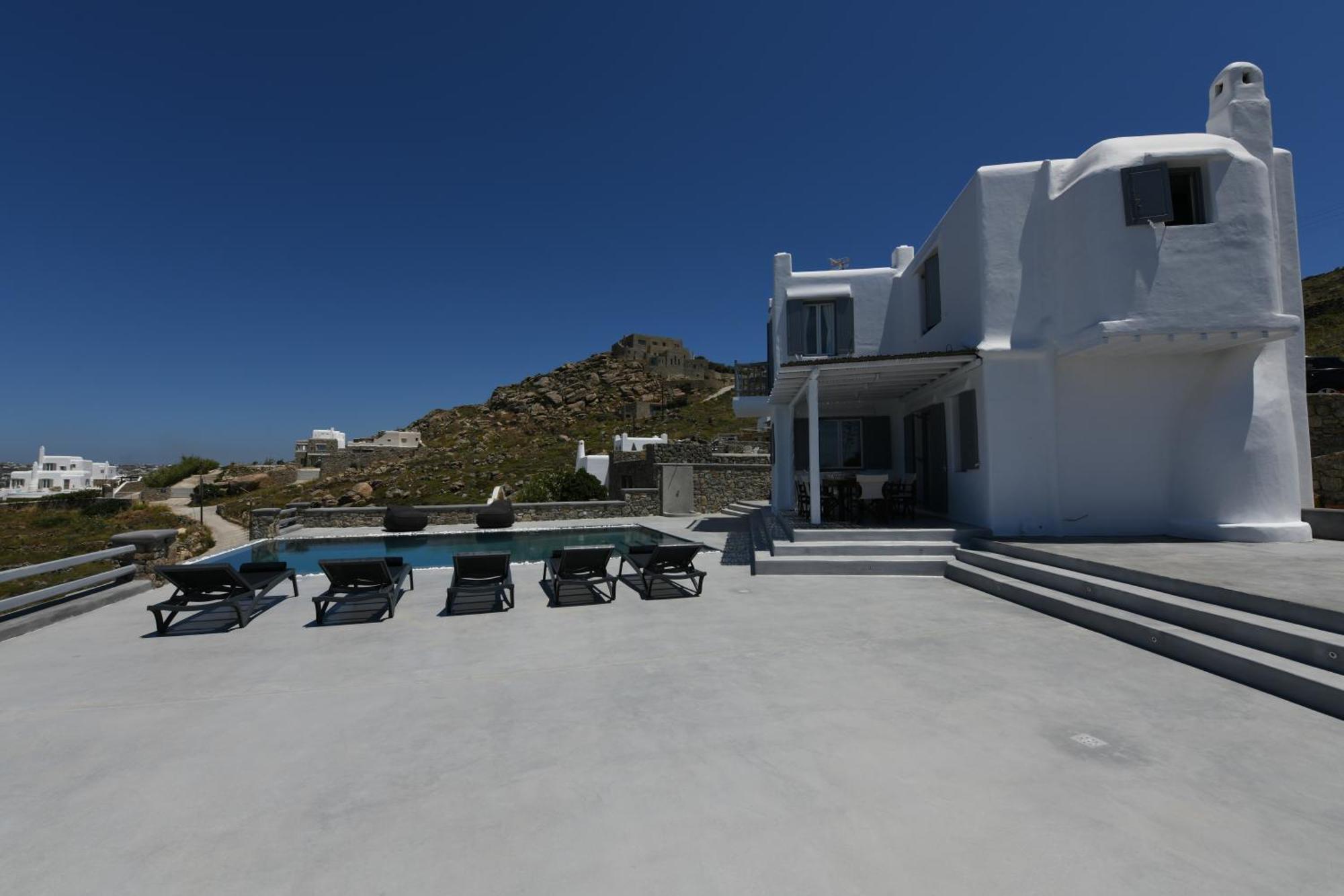 Villa Anema Mykonos - Blue Views Mykonos Villas Mykonos Town Ngoại thất bức ảnh