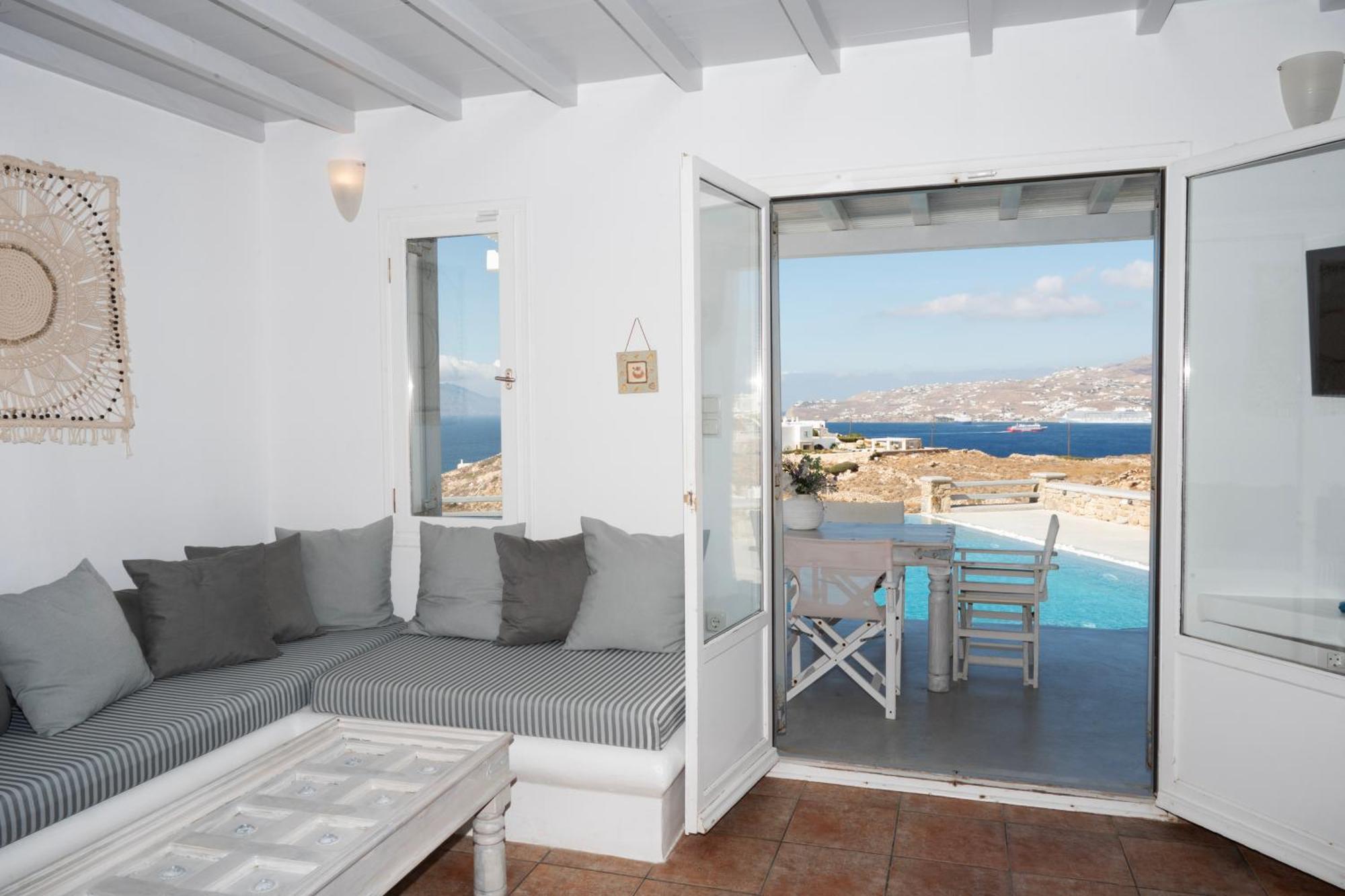Villa Anema Mykonos - Blue Views Mykonos Villas Mykonos Town Ngoại thất bức ảnh