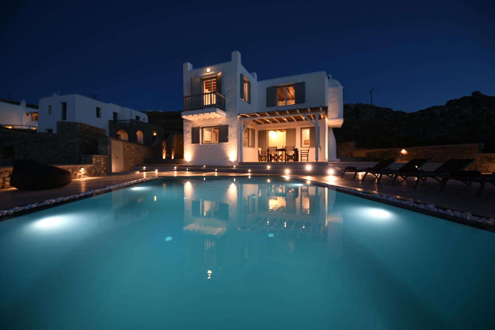 Villa Anema Mykonos - Blue Views Mykonos Villas Mykonos Town Ngoại thất bức ảnh