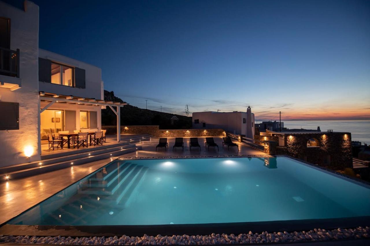 Villa Anema Mykonos - Blue Views Mykonos Villas Mykonos Town Ngoại thất bức ảnh