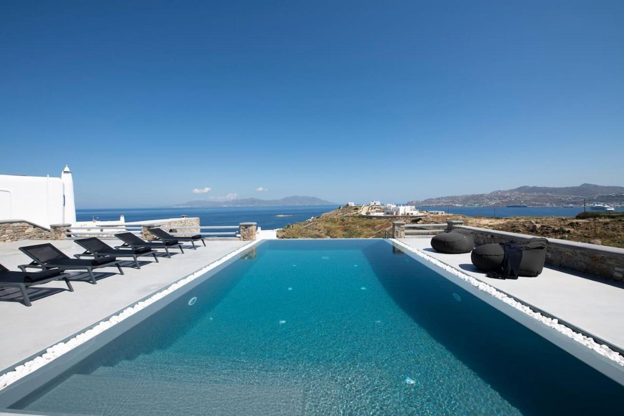 Villa Anema Mykonos - Blue Views Mykonos Villas Mykonos Town Ngoại thất bức ảnh